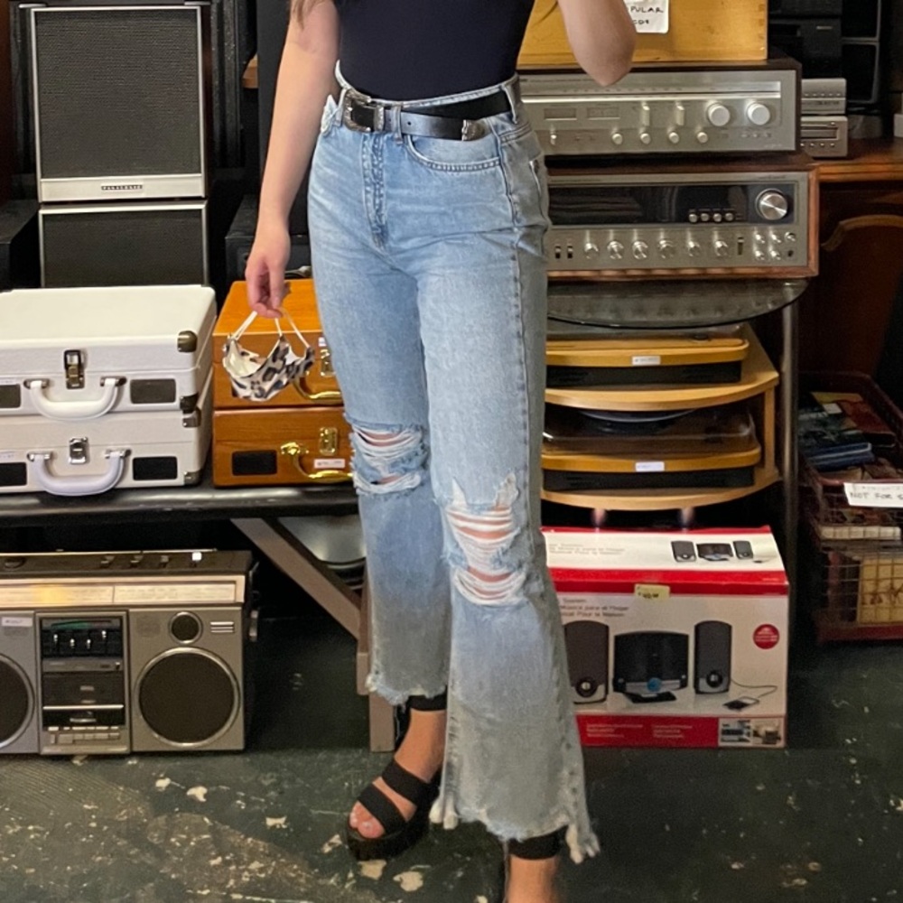 BDG High Waisted Cropped Jeans